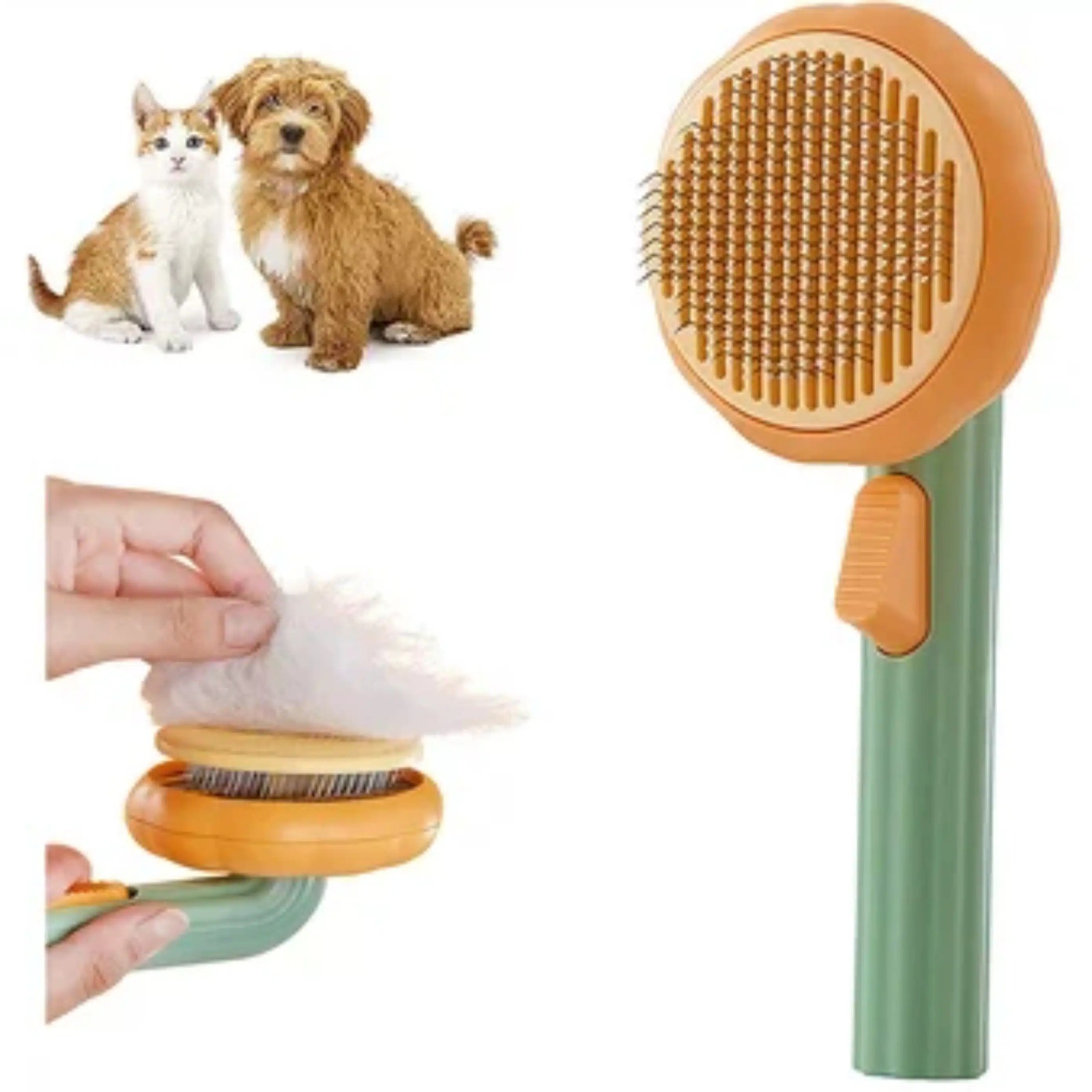 Cepillo Pet Brush Para Perros Y Gatos